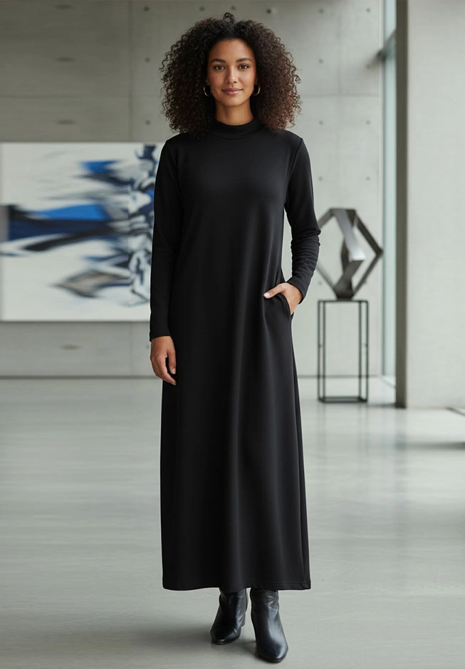 Fleece Mockneck Longer