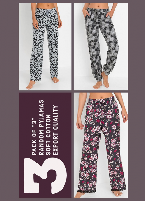 Pack of 3 Printed Pyjamas