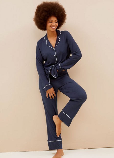 Classic Navy Blue Pjs