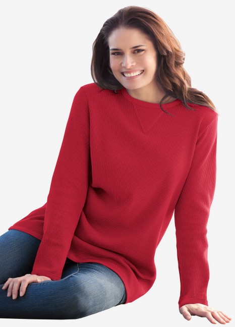 Thermal Sweatshirt Red SS-20