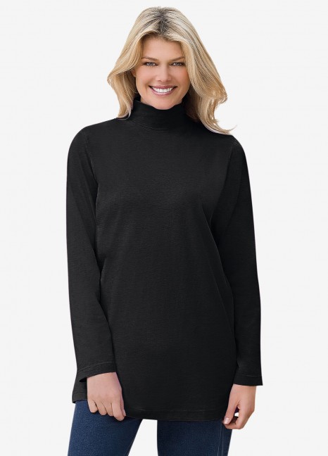 Black Cowl Neck Top  FT2440