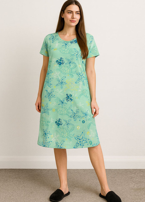 Stars Green Long 1479
