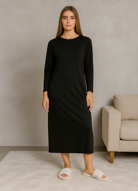 FS Fluid Long Gown Black FS