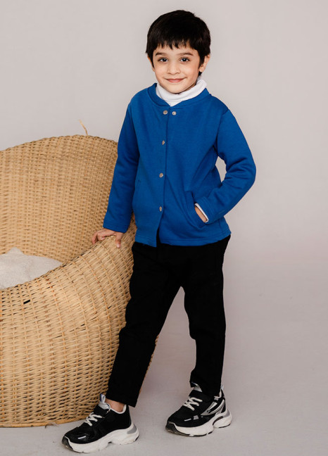 Junior Boys Royal Blue Cardigan