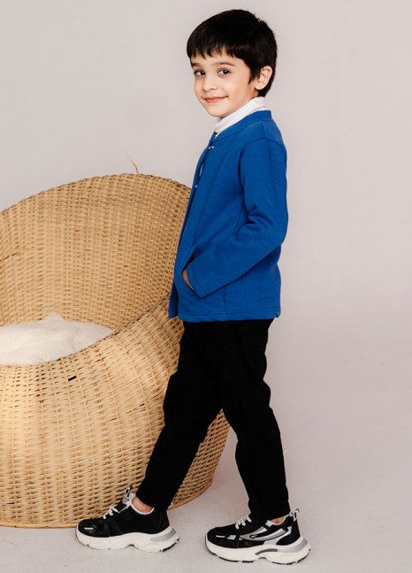 Junior Boys Royal Blue Cardigan