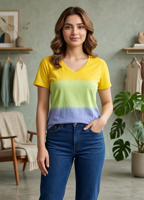 Multi Tie Dye HS Top FT-1833