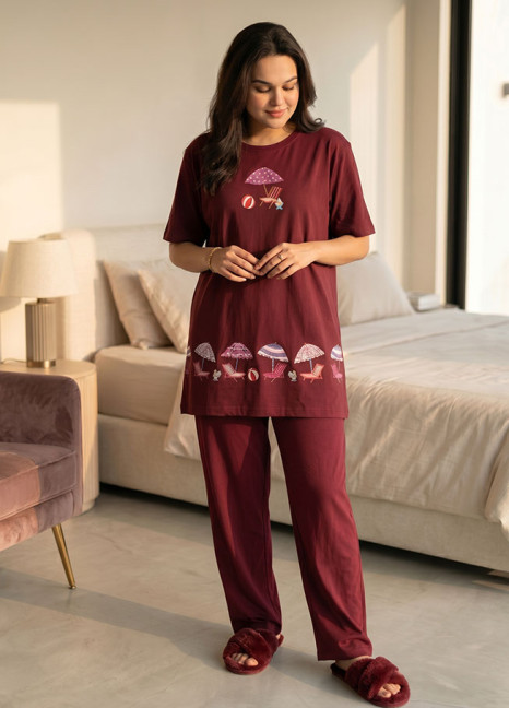 Fluid Knit Pyjamas Set 