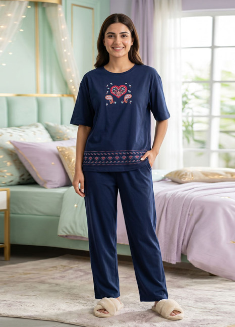 Fluid Knit Pyjamas Set