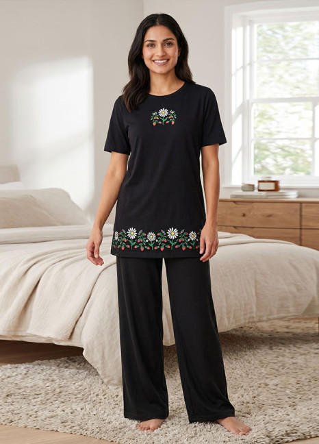 Fluid Knit Pyjamas Set