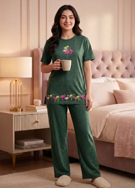 Fluid Knit Pyjamas Set