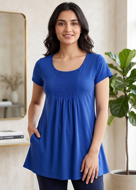 R-Blue Pleated HS FT