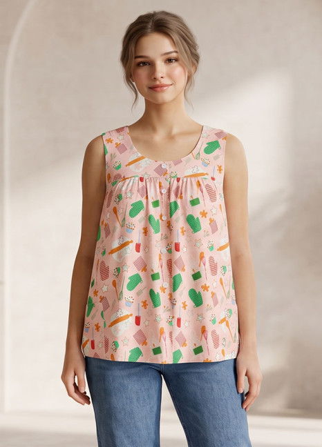 Cotton Pink Stars FT