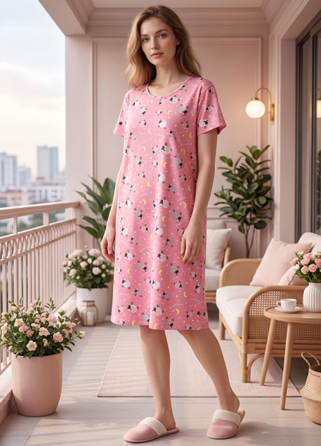 Rose Sheep Long Tee HS 1846