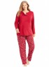 Red Button Floral Pjs