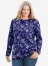 D-Blue Florals Thermal SS-103